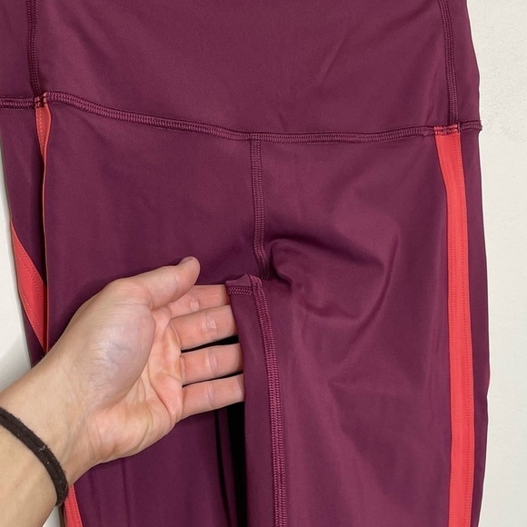 Lululemon Zip The Line Cropped Leggings High Rise Reflecive - Picture 5 of 7